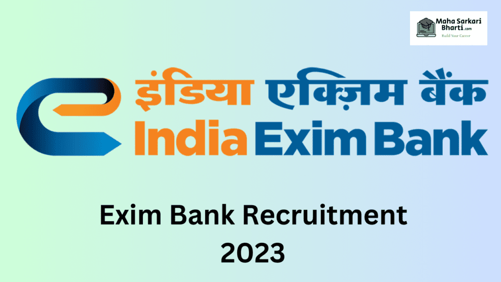 Exim Bank Mumbai Recruitment 2023