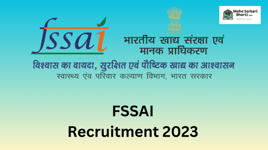 FSSAI Recruitment 2023