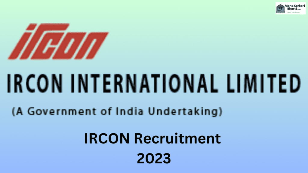 IRCON Recruitment 2023