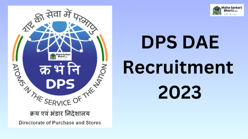 DPS DAE Bharti 2023