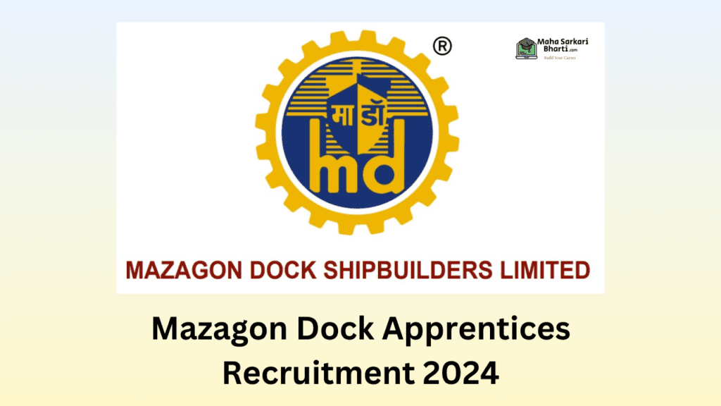 Mazagon Dock Apprenticeship 2024