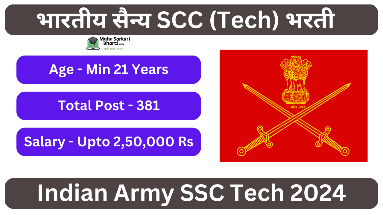 Indian Army SSC Tech Recruitment 2024