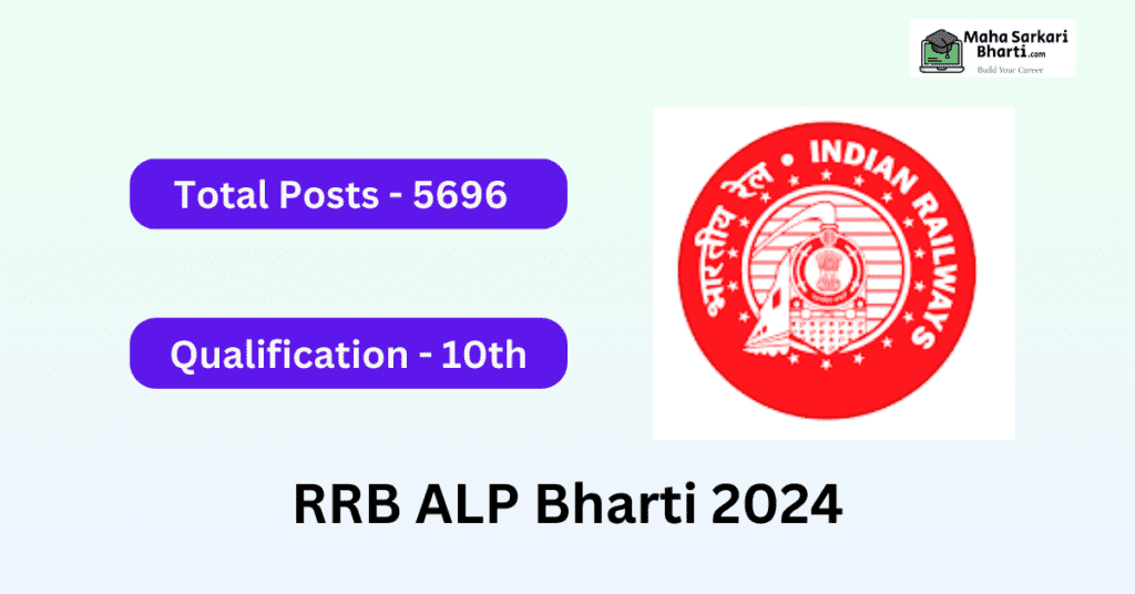 RRB Assistant Loco Pilot Recruitment 2024 5696 जागांसाठी भारतीय