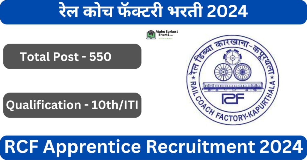 RCF Kapurthala Apprentice Recruitment 2024